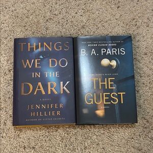 Thriller book bundle: things we do in the dark & The guest